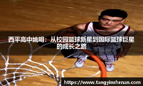 西平高中姚明：从校园篮球新星到国际篮球巨星的成长之路